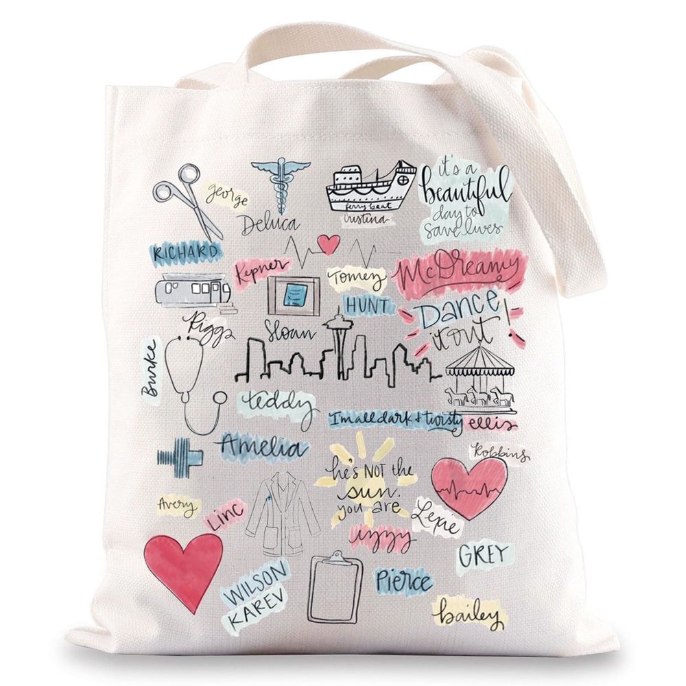 Cristina Tv Show Tote Bag Cristina & Meredith Fans Gifts Tv Show Shoulder Bag :